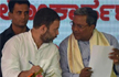 Rahuls New Year message to CM: Congress must win Karnataka